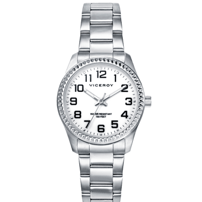 Reloj Viceroy GRAND Mujer Acero Números Negros Bisel Facetado