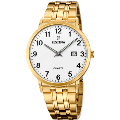 Reloj Festina ACERO CLASICO Caballero Dorado