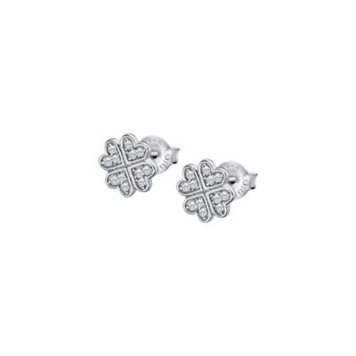 Pendientes LOTUS SILVER Plata ESSENTIALS Trébol