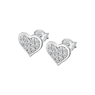 Pendientes Plata MOMENTS Lotus Silver Heart