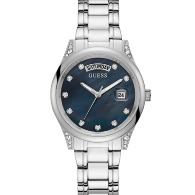 Reloj Guess AURA Señora Esfera Madre Perla Negra
