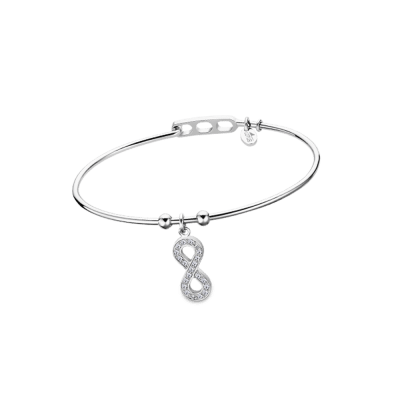 Pulsera Acero Lotus Style MILLENNIAL Colgante Infinito Circonitas