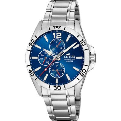 Reloj LOTUS Hombre MULTIFUNCIÓN Acero Esfera Azul