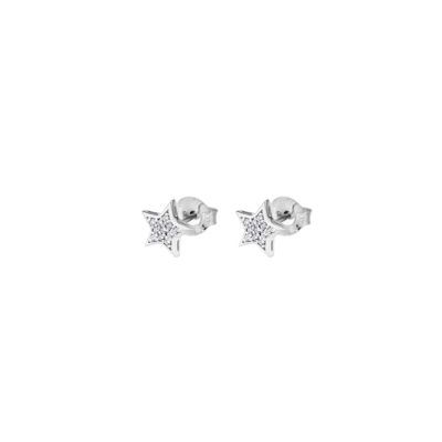Pendientes Lotus Silver FANTASY Plata Estrella Con Circonitas