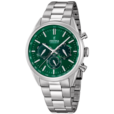 Reloj Caballero Festina TIMELESS CHRONOGRAPH Esfera Verde