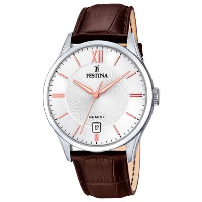 Reloj Festina Caballero CORREA CLASIC Índices Rosé