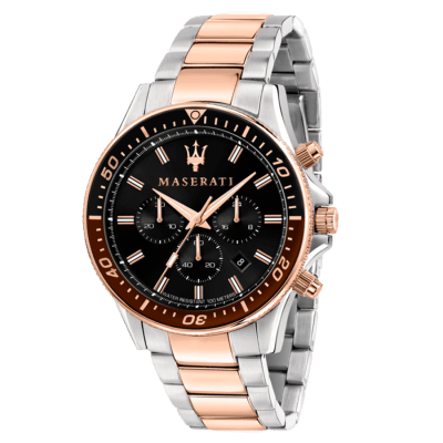 Reloj MASERATI Caballero Bicolor Acero Y Rosé