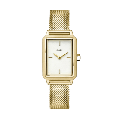 Reloj CLUSE Mujer Acero Dorado FLUETTE Malla Milanesa Dorada