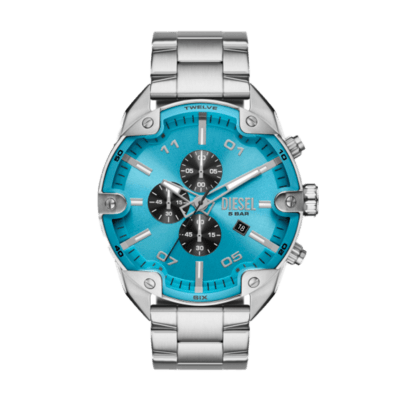 Reloj DIESEL de Hombre SPIKED Acero Esfera Azul