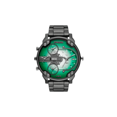 Reloj DIESEL Hombre MR. DADDY SLIM Negro con Esfera Verde