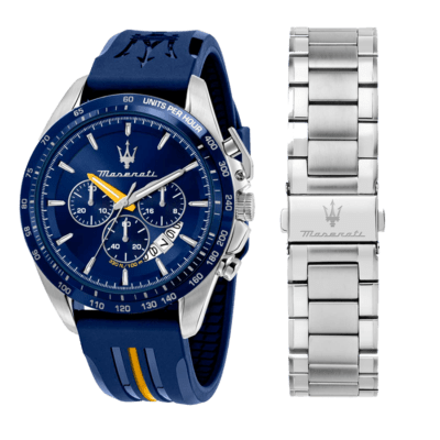 Reloj MASERATI Doble Correa EDICIÓN MÓDENA Azul