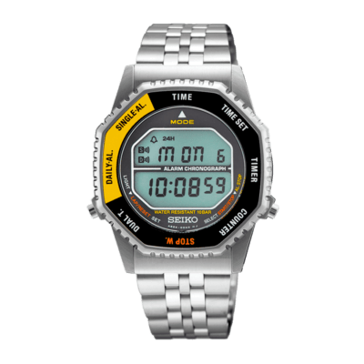 Reloj SEIKO Unisex NEO SPORTS DIGITAL OCTOGONAL Negro-Amarillo