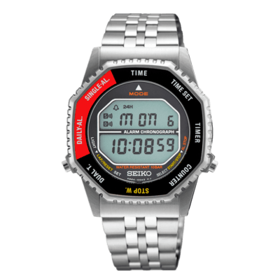 Reloj SEIKO Unisex NEO SPORTS DIGITAL OCTOGONAL Negro-Rojo