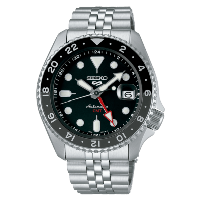 Reloj SEIKO Hombre 5 SPORTS GMT Negro Y Gris