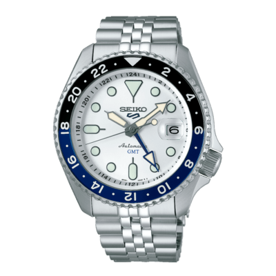 Reloj SEIKO Hombre 5 SPORTS SKX Azul y Blanco GMT