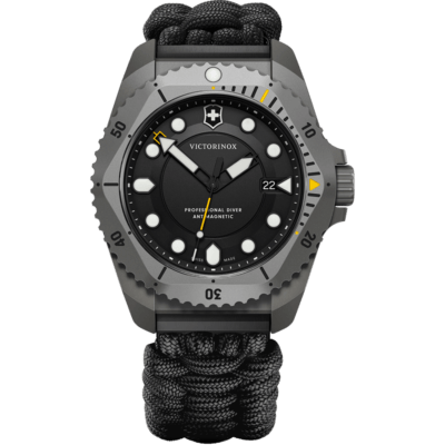 Reloj Caballero VICTORINOX DIVE PRO TITANIUM BLACK DIAL PARACORD