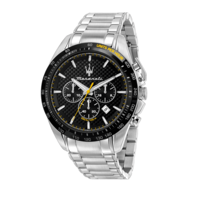 Reloj MASERATI Hombre TRAGUARDO Acero Esfera Negro Bisel Negro