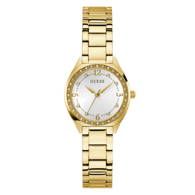 Reloj GUESS Mujer CHARLOTTE Acero Dorado Esfera Blanca