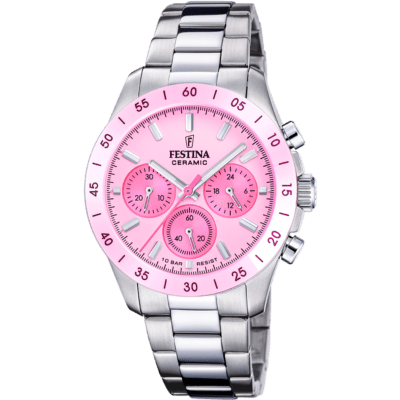 Reloj FESTINA Mujer CERAMIC Acero Esfera Y Bisel Rosa