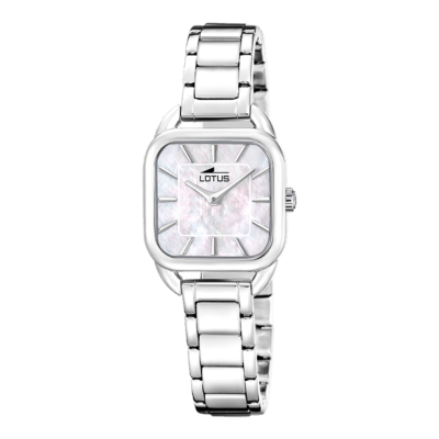 Reloj LOTUS Mujer 2GETHER Acero Cuadrado Esfera Nácar ÍndicesCON PULSERA