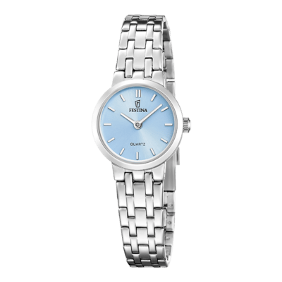 Reloj FESTINA Mujer MADEMOISELLE Acero Esfera Azul Claro Índices Plateados