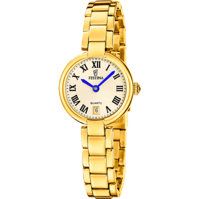 Reloj FESTINA Mujer MADEMOISELLE Acero Dorado Esfera Champagn Números Romanos