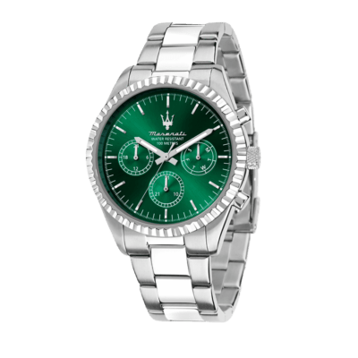 Reloj MASERATI Hombre COMPETIZIONE Acero Esfera Verde