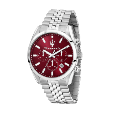 Reloj MASERATI Hombre ATTRAZIONE Acero Esfera Burdeos