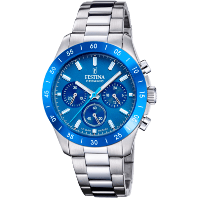 Reloj FESTINA Mujer CERAMIC Acero Esfera Y Bisel Azul