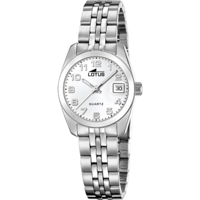 Reloj LOTUS Mujer OLD MONEY Acero Esfera Blanca Con Números