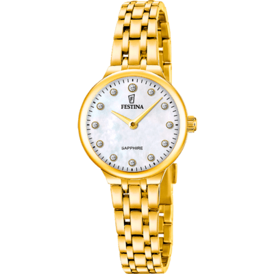 Reloj FESTINA Mujer MADEMOISELLE Acero Dorado Esfera Nácar Con Circonitas
