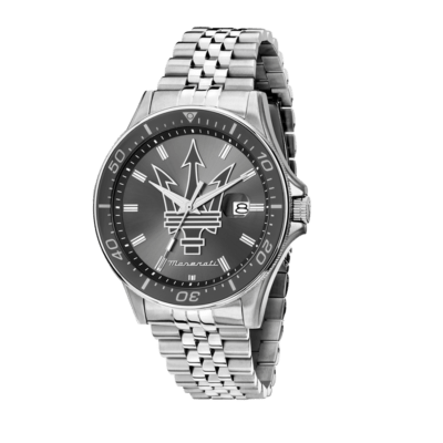 Reloj MASERATI Hombre SFIDA Acero Esfera Gris Tridente