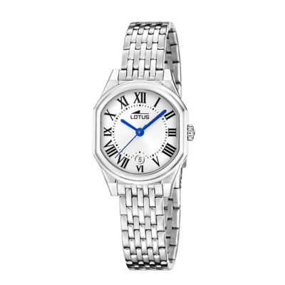 Reloj LOTUS Mujer OLD MONEY Acero Esfera Ovalada Blanca