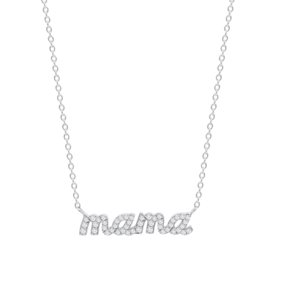 Collar LOTUS SILVER Plata MOTHER'S LOVE Mamá Circonitas