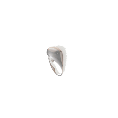 Anillo SALVATORE Plata Rodiada Círculo Liso