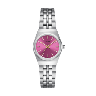 Reloj CLUSE Mujer Acero RETRO 70'S Esfera Rosa