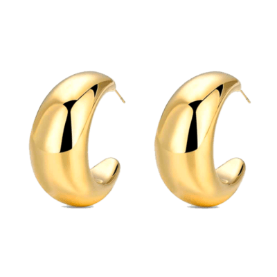 Pendientes ROCÍO MARTÍN Acero Dorado Criolla