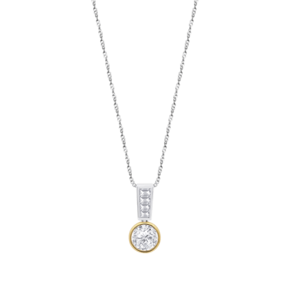 Collar LOTUS SILVER Mujer ESSENTIALS Plata Bicolor