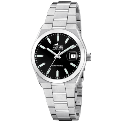 Reloj LOTUS Hombre AUTOMATIC Acero Esfera Negra Lisa