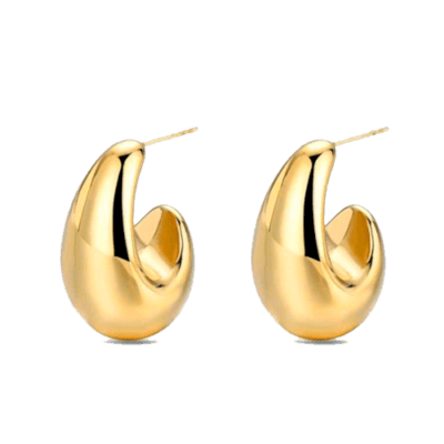 Pendientes ROCÍO MARTÍN Acero Dorado Gota
