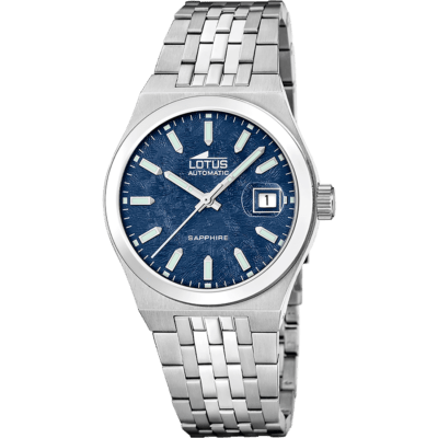 Reloj LOTUS Hombre AUTOMATIC Acero Esfera Azul Cristal Zafiro