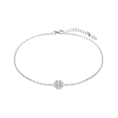 Pulsera LOTUS SILVER Plata ESSENTIALS Trébol