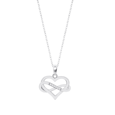 Collar LOTUS SILVER Mujer MOMENTS Plata Corazón Y Infinito