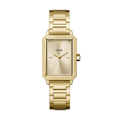 Reloj CLUSE Mujer Acero Dorado FLUETTE Esfera Champagne