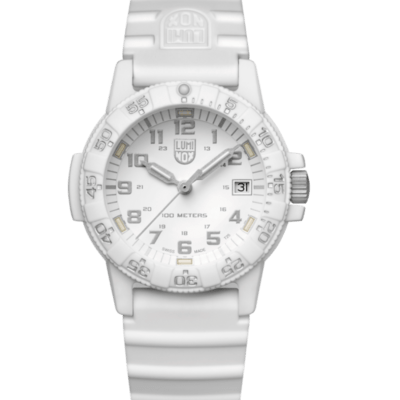 Reloj LUMINOX NAVY SEAL Caucho Blanco LEATHERBACK SEA TURTLE 0300