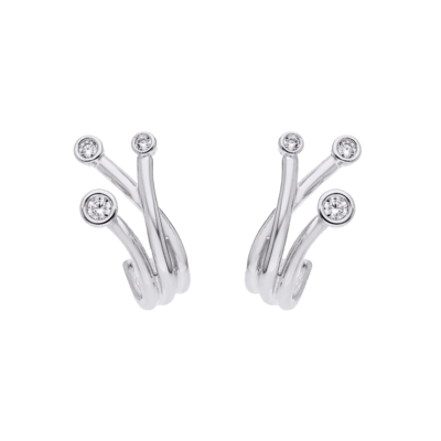 Pendientes MARINA GARCÍA Plata Rodiada MISTRAL