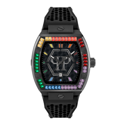 Reloj PHILIPP PLEIN Acero Negro THE HEXAGON PHANTOM Multicolor