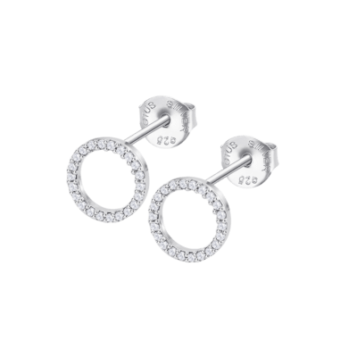 Pendientes LOTUS SILVER Plata ESSENTIALS Círculo