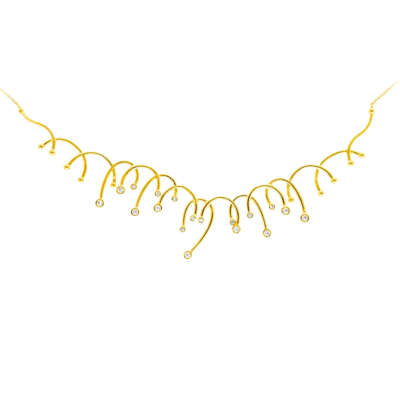Collar Articulado MARINA GARCÍA Plata Dorada MISTRAL XL