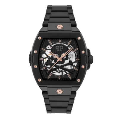 Reloj PHILIPP PLEIN Acero Negro THE SKELETON AUTO Hombre AUTOMÁTICO